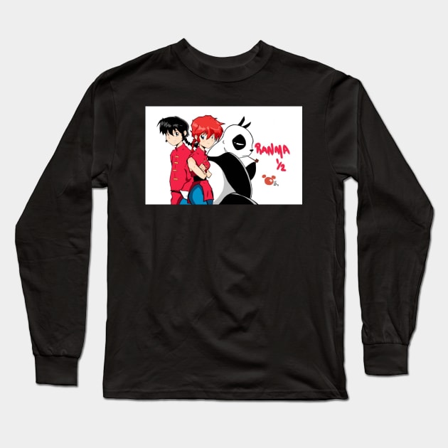 Ranma 1/2 Long Sleeve T-Shirt by Tazartist